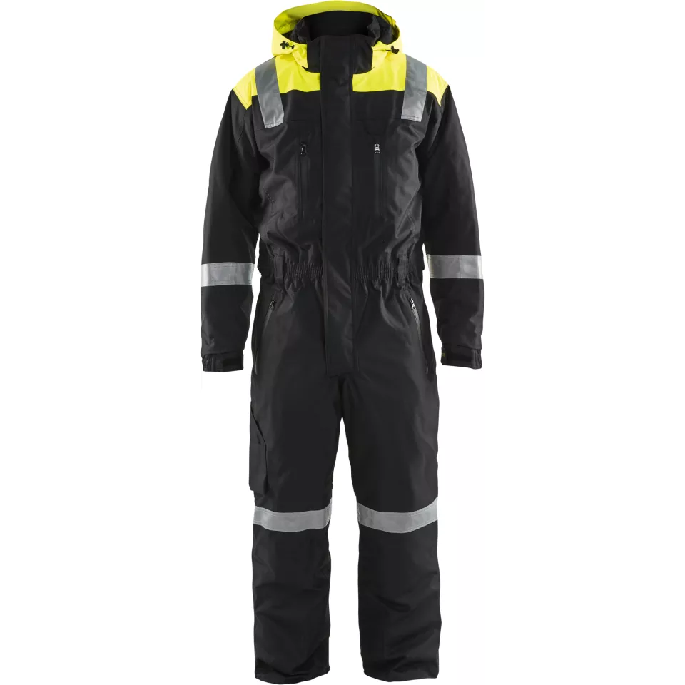 Blaklader 678719779933, Winter Coverall, Black/Yellow, image 1, gallery thumbnail