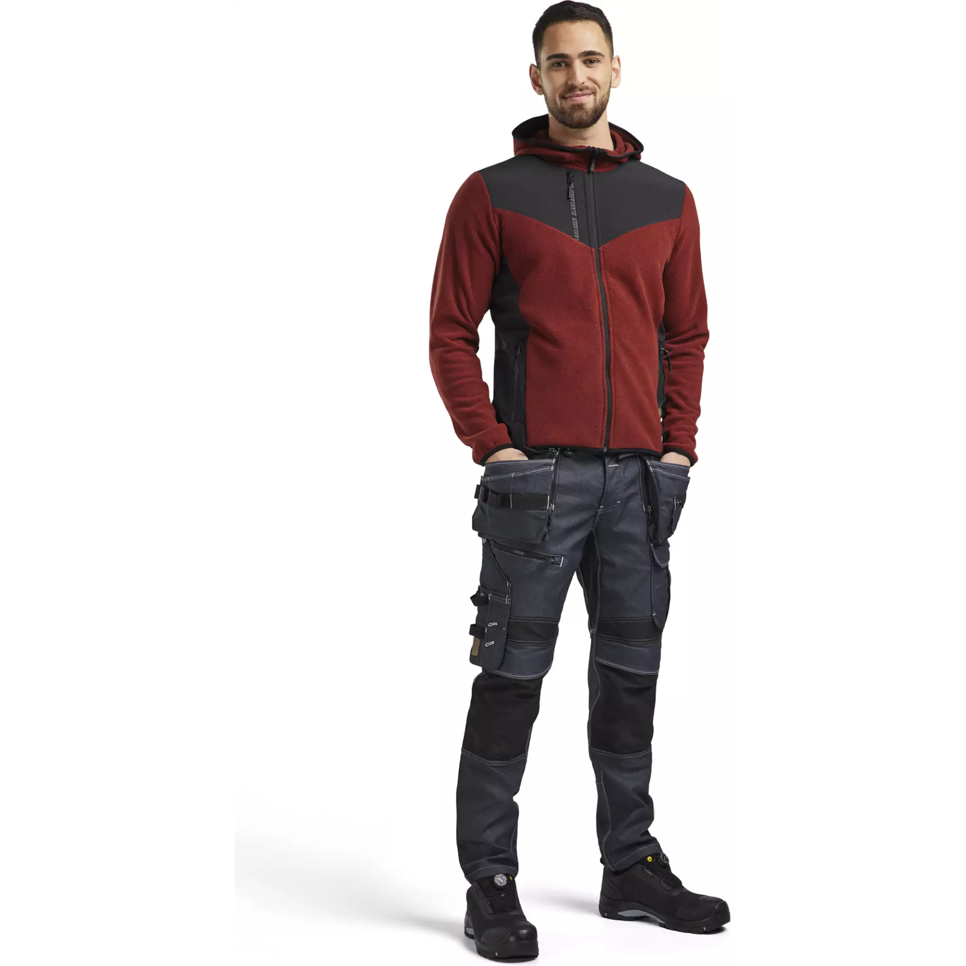 Blåkläder 594025365999, Softshell Knit Jacket, Rust Red/Black, image 5