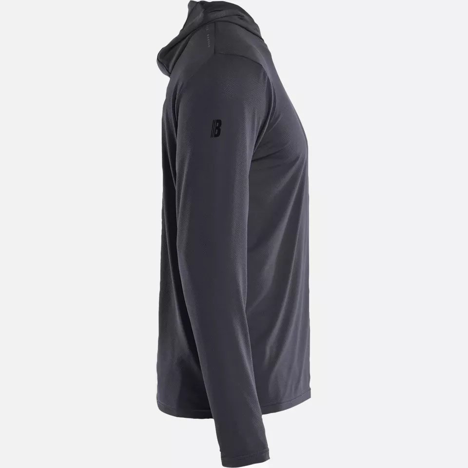 Blaklader 341711269600, Functional Hoodie with UV Protection, Medium Grey, image 2, gallery thumbnail
