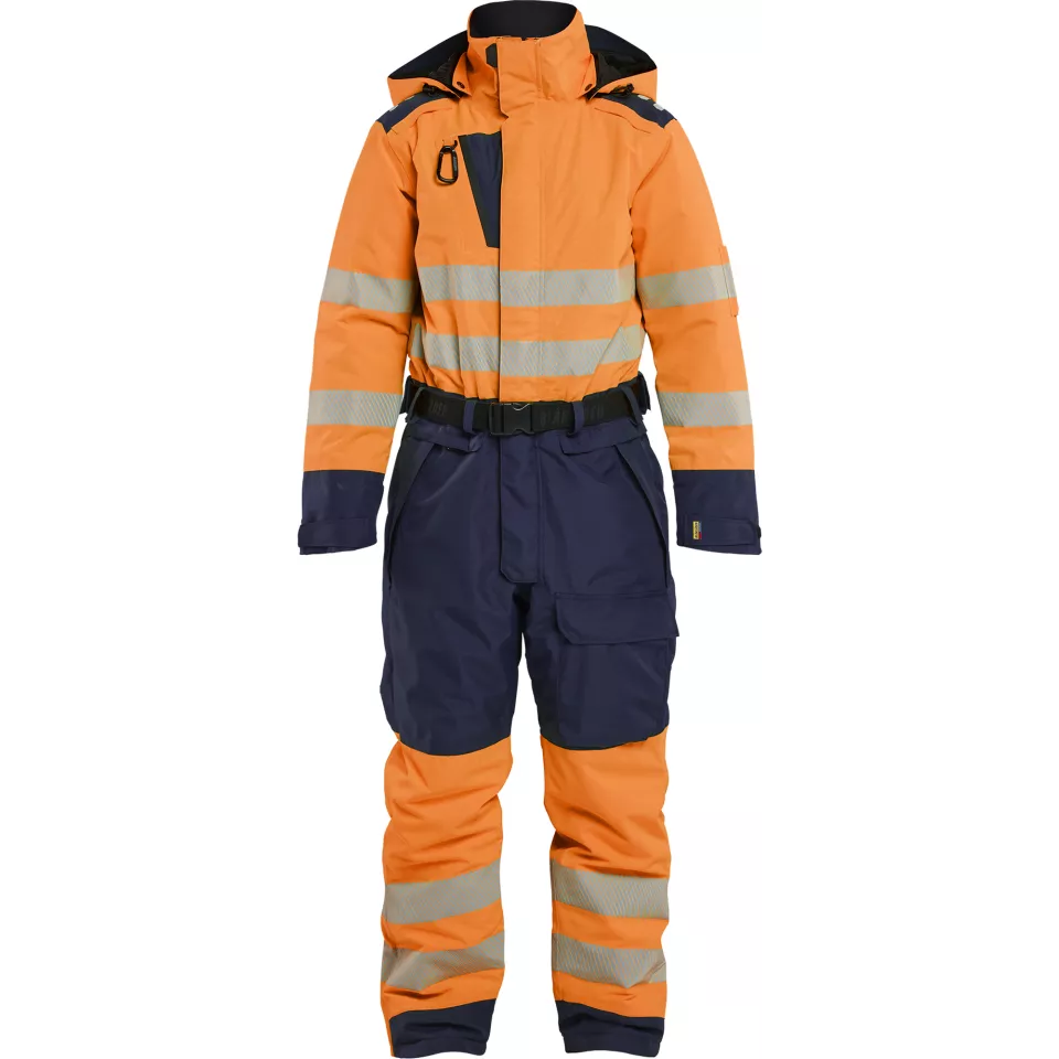 Blaklader 672619775389, Ladies Hi-Vis Winter Coverall, Hi-Vis Orange/Navy