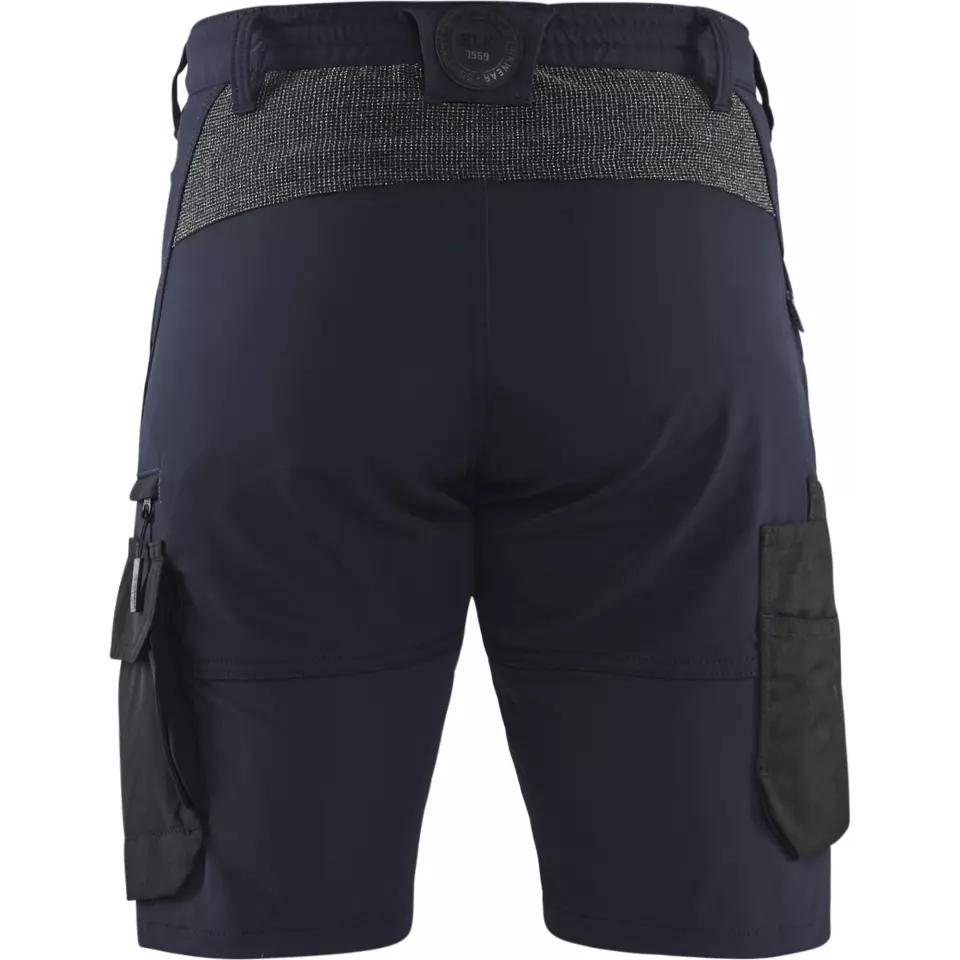 Blaklader 142316458699, 4-Way Service Stretch Shorts, Dark Navy/Black, image 4, gallery thumbnail
