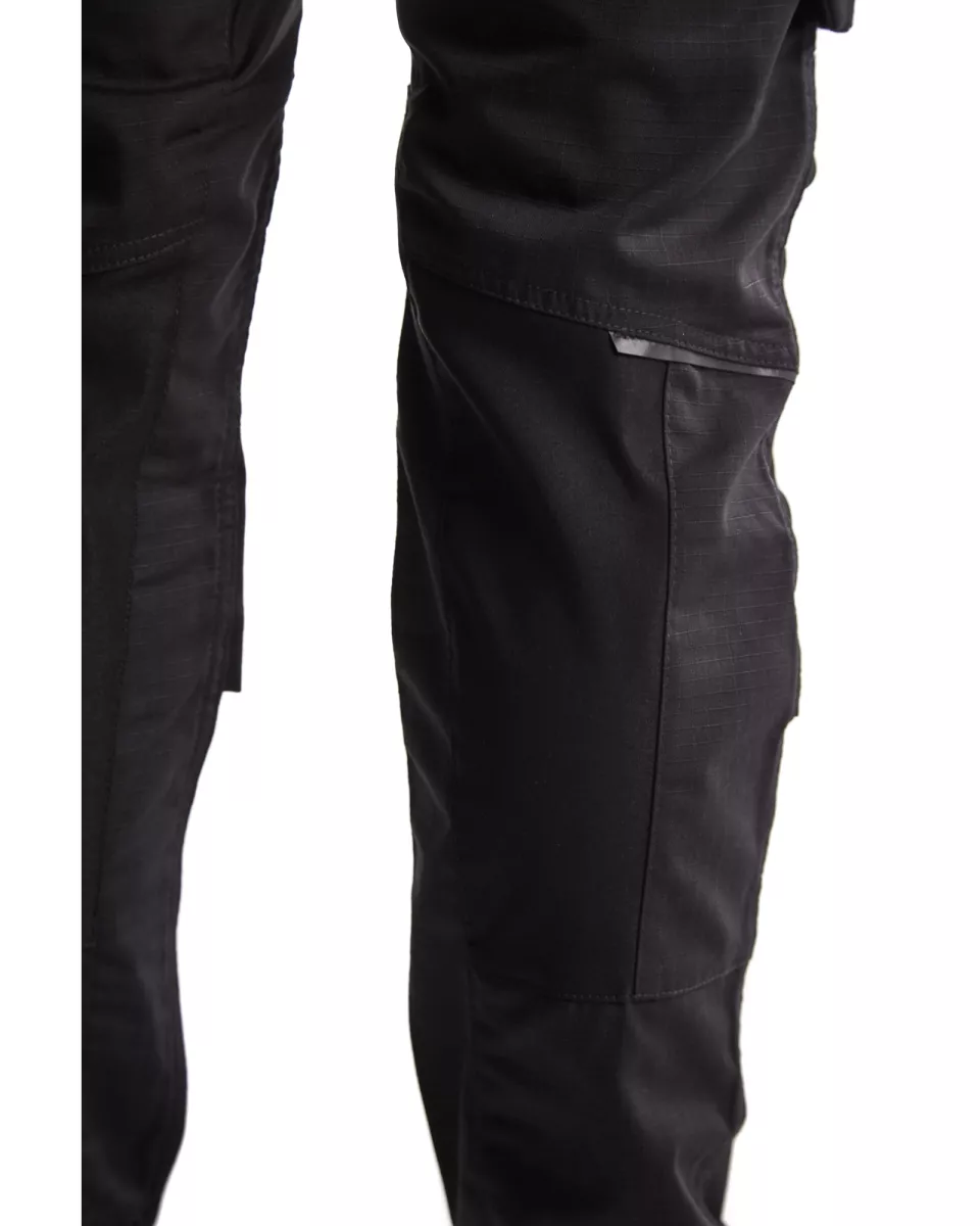 Blaklader 719513309956, Ladies Stretch Work Trousers, Black/Red, image 6, gallery thumbnail