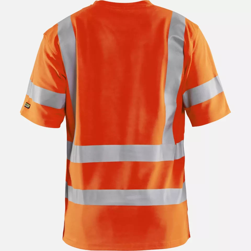Blaklader 338010705300, High Vis UV Protection T-Shirt, Orange, image 4, gallery thumbnail