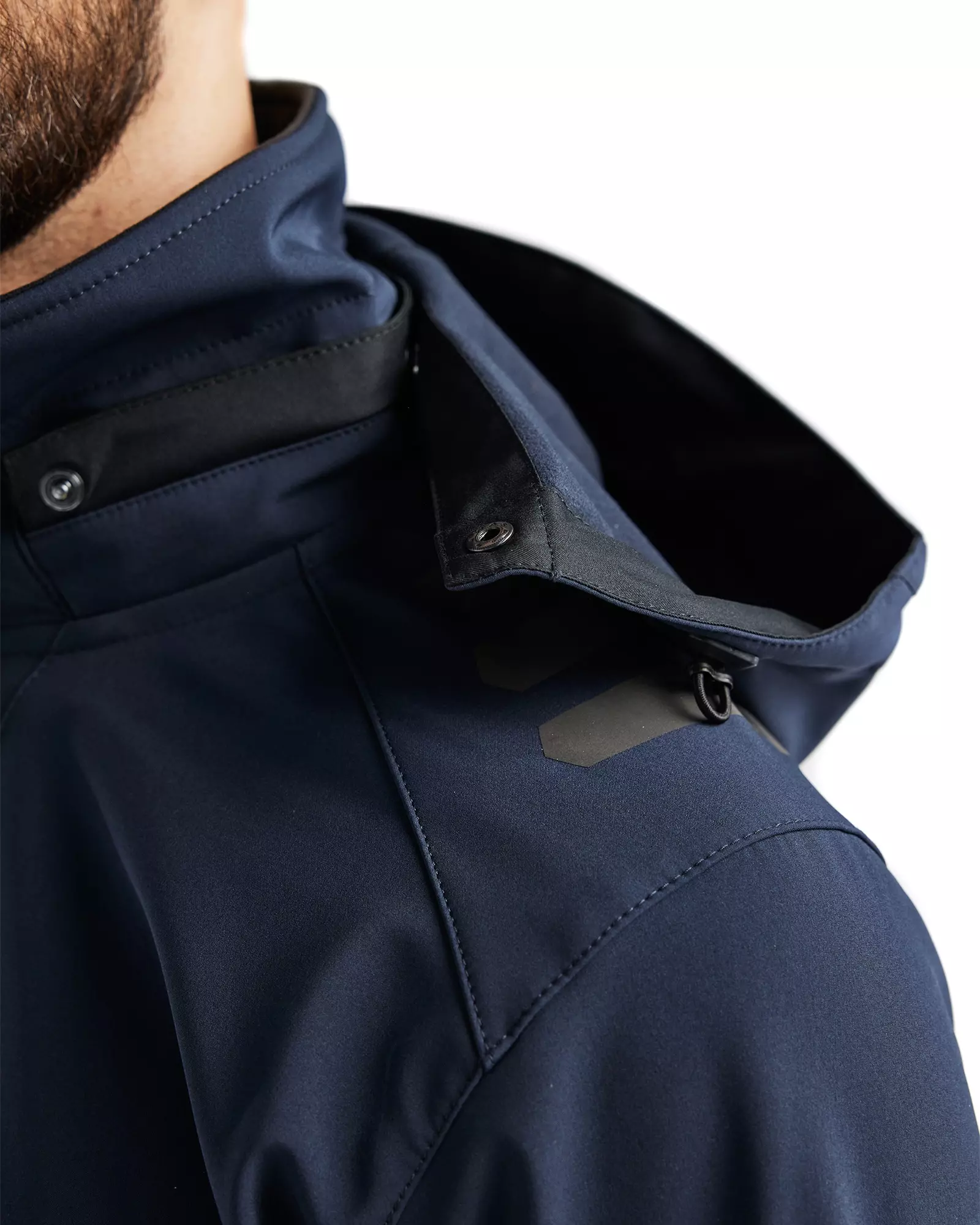Blåkläder 474925138633, Softshell Jacket, Dark Navy/Yellow, image 6