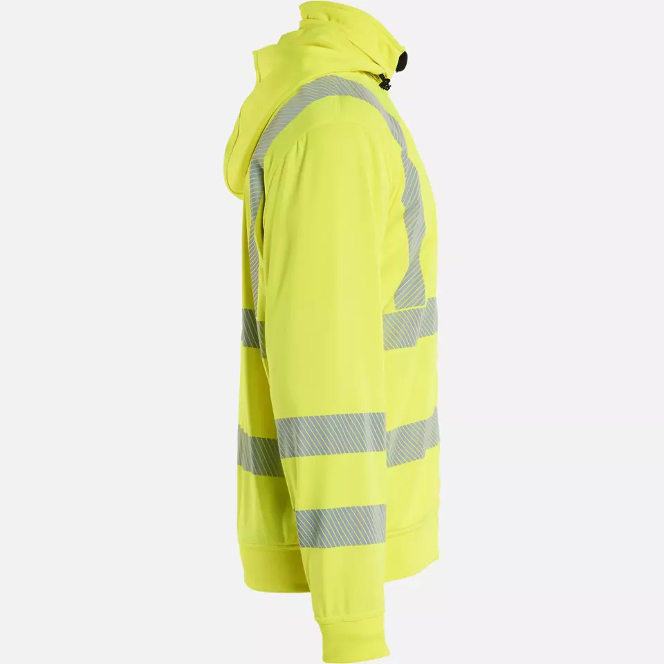 Blaklader 357325383300, High Vis Sweatshirt mit abnehmbarer Kapuze, Gelb, image 2, gallery thumbnail