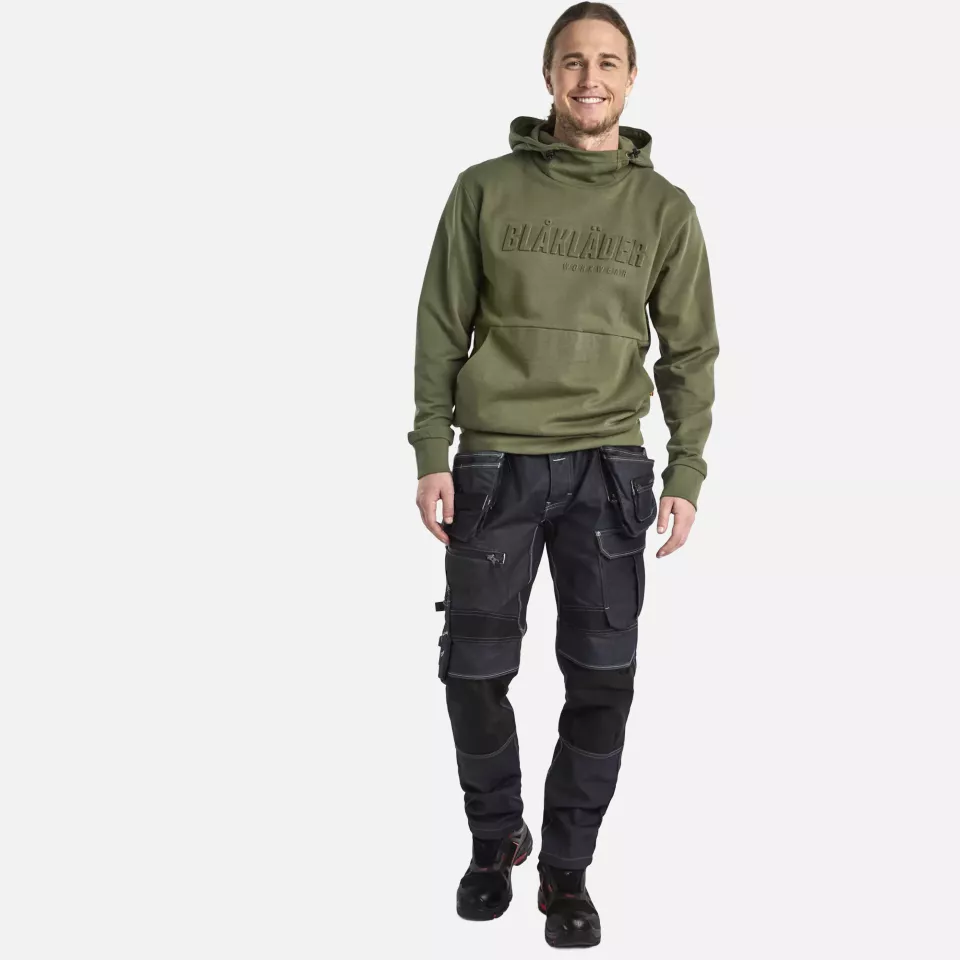 Blaklader 353011584109, 3D Hooded Sweatshirt, Autumn Green, image 5, gallery thumbnail