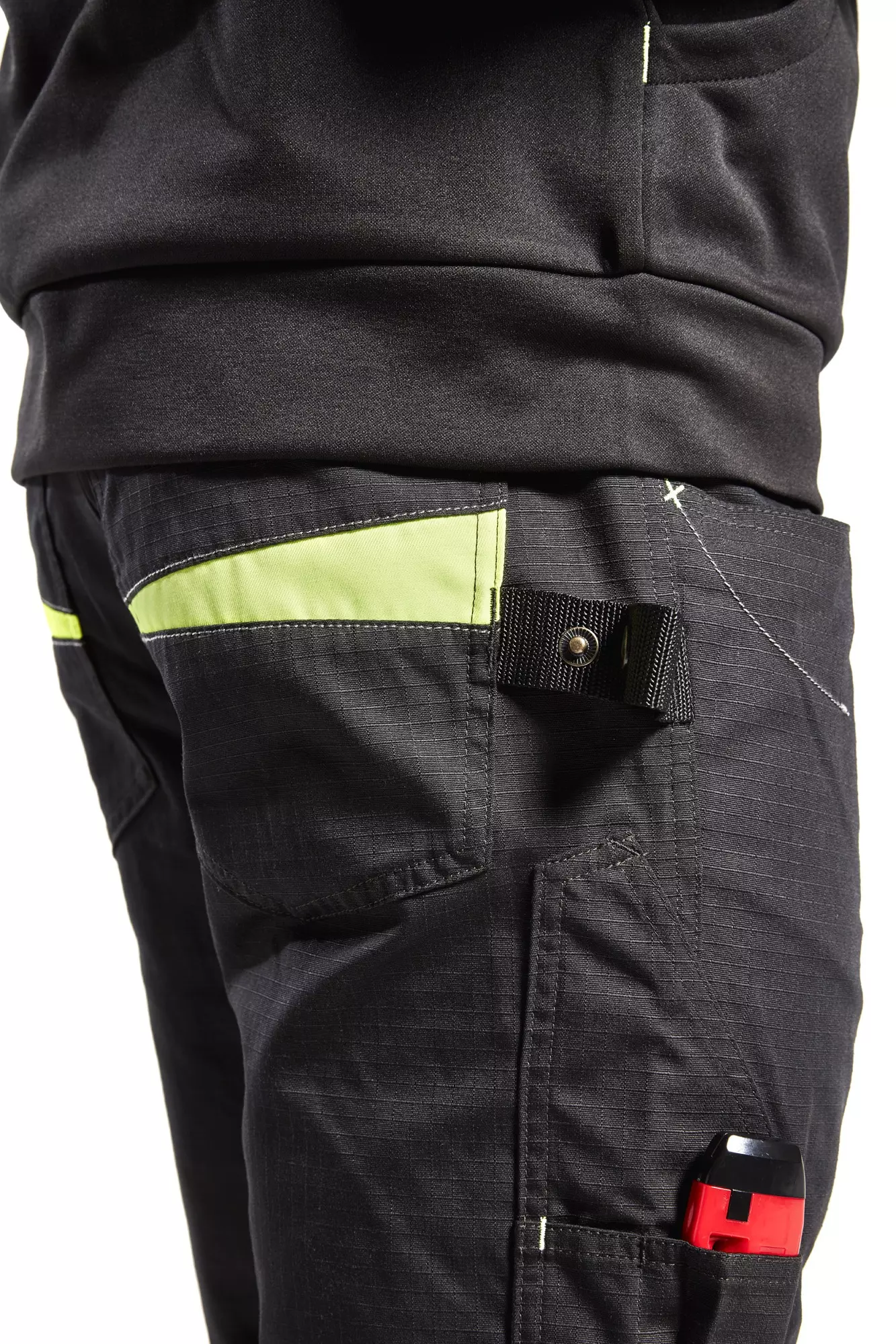 Blaklader 149513309933, Stretch Work Trousers, Black/Yellow, image 6