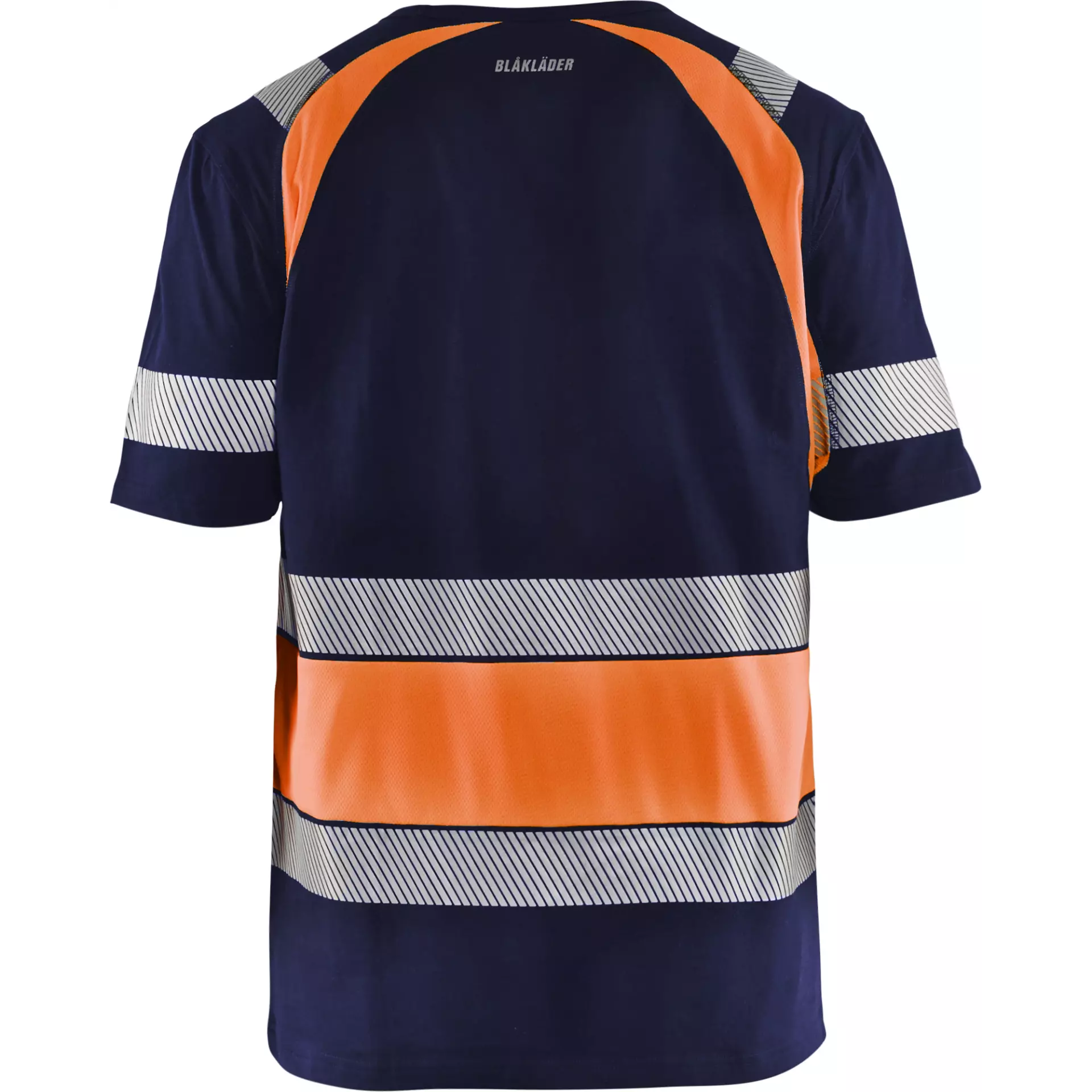 Blåkläder 342110308853, High Vis T-Shirt, Navy Blue/Orange, image 4