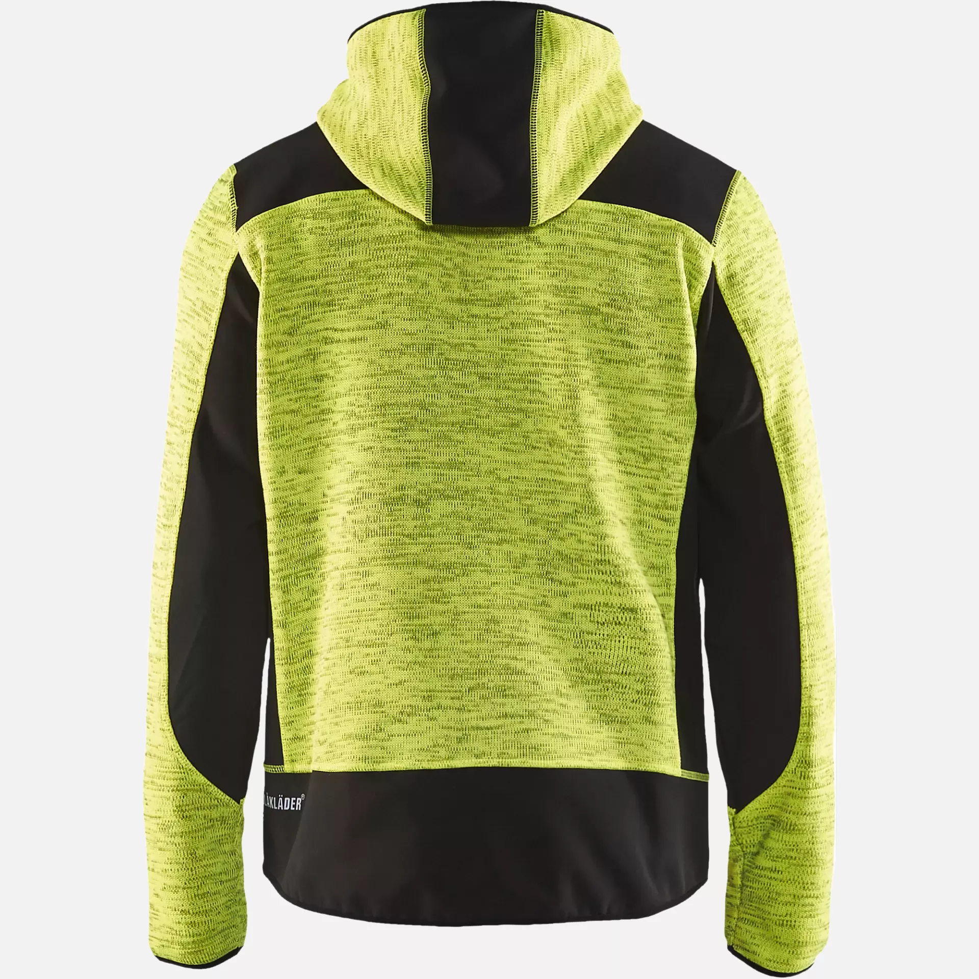 Blaklader 493021173399, Knitted Softshell Jacket, Yellow/Black, image 4