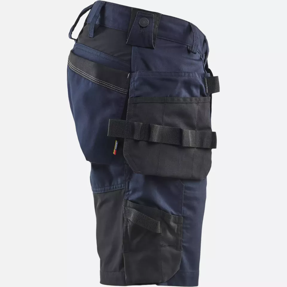 Blaklader 175218328600, Stretch Craftsman Shorts, Dark Navy, image 2, gallery thumbnail