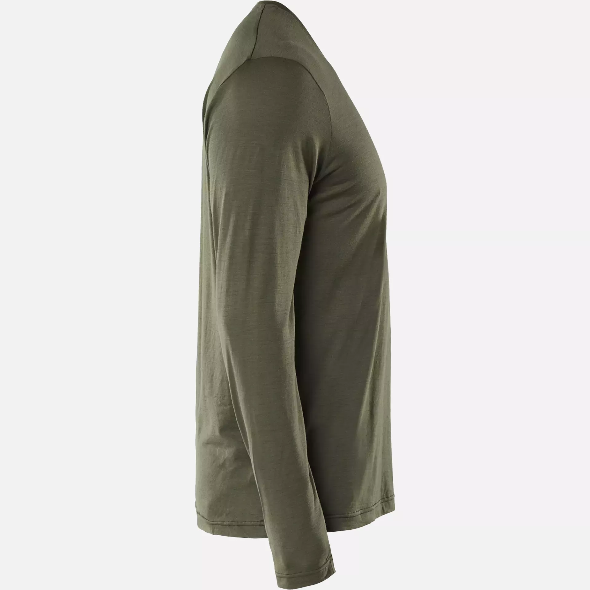 Blaklader 353817434209, Merino Wool Long Sleeve Shirt, Forest Green, image 2