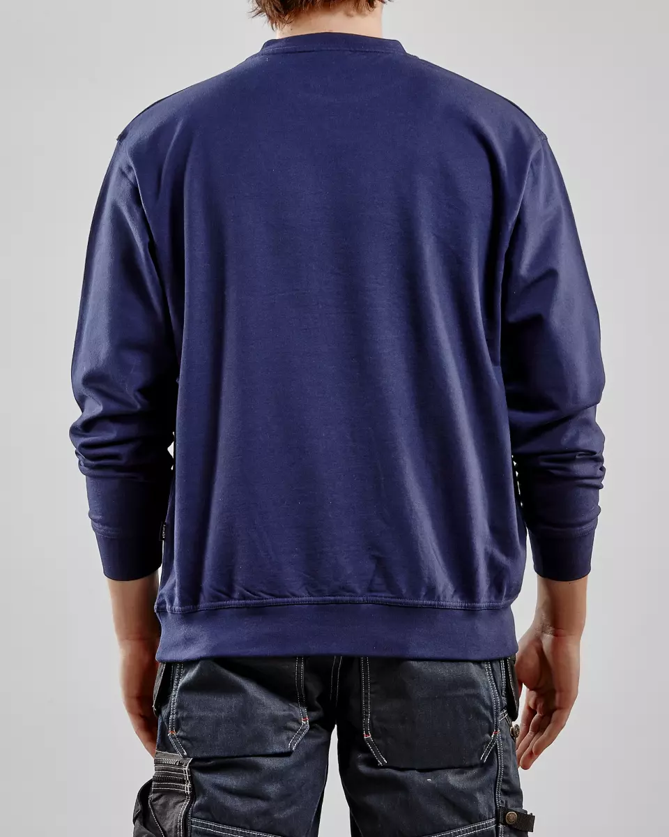 Blaklader 334011588900, Sweatshirt, Navy, image 5, gallery thumbnail