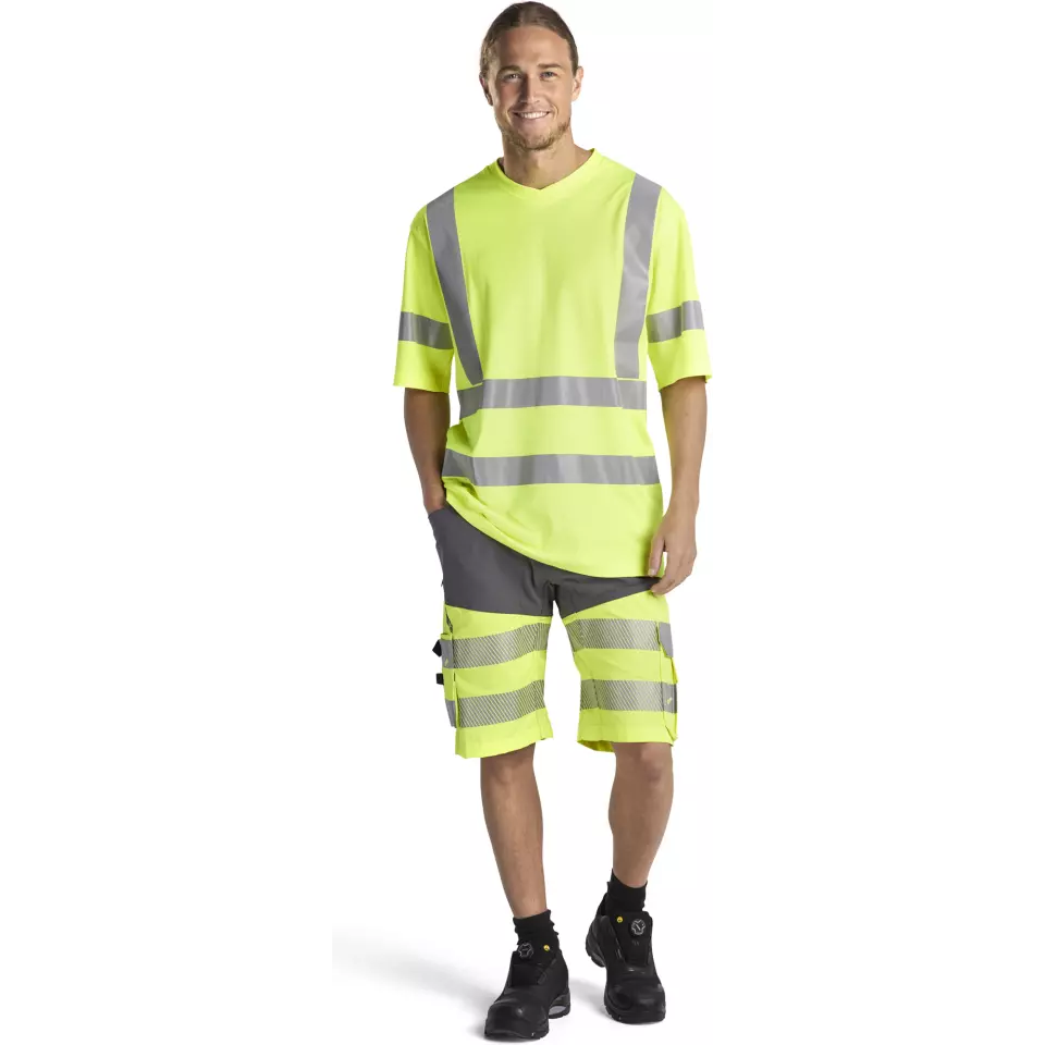 Blåkläder 338010703300, High Vis UV Protection T-Shirt, Yellow, image 5, gallery thumbnail