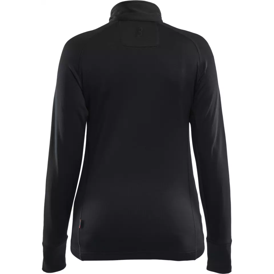 Blåkläder 474525399900, STRIKER Women's Fleece Jacket, Black, image 4, gallery thumbnail