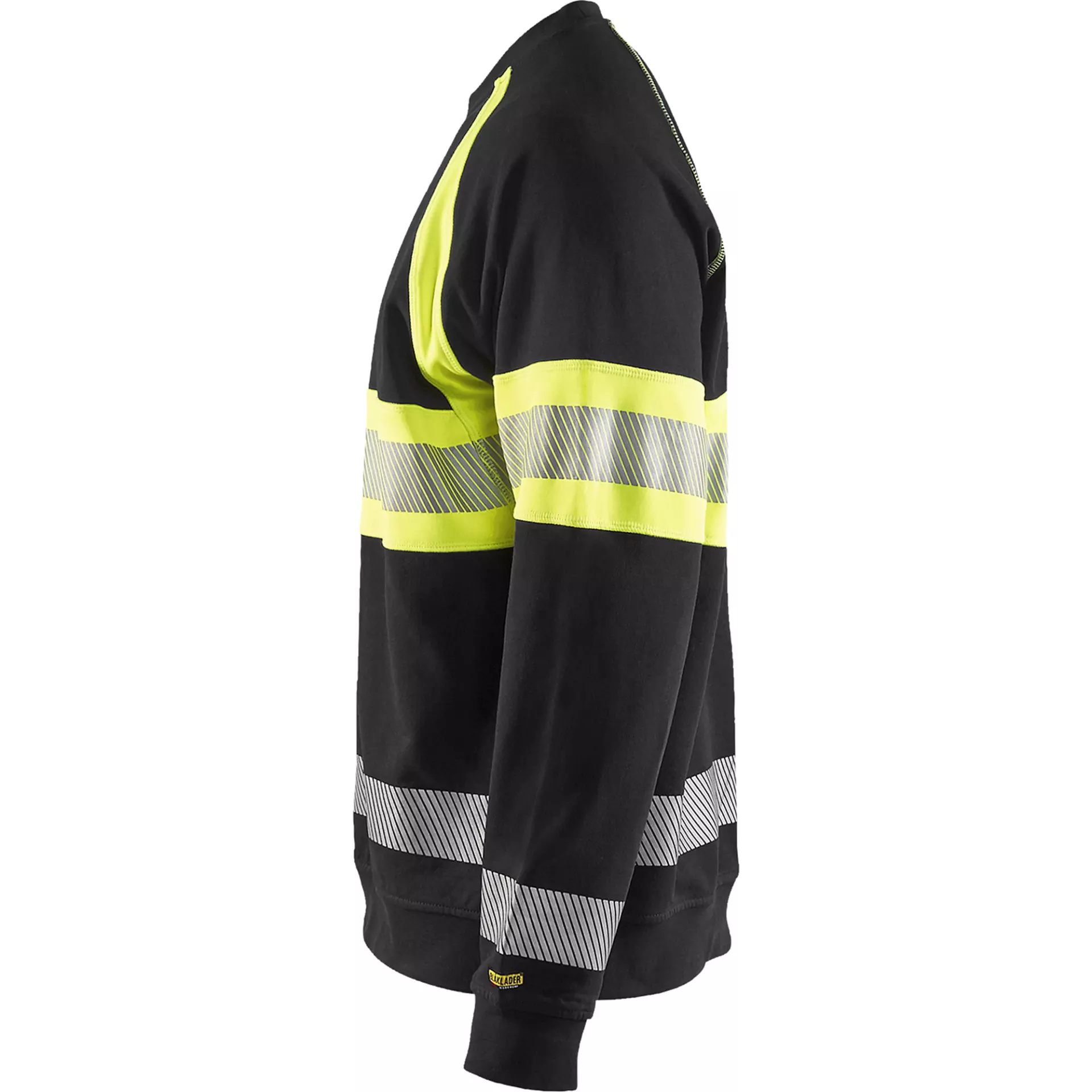 Blaklader 335911589933, High Vis Sweatshirt, Black/Yellow, image 3