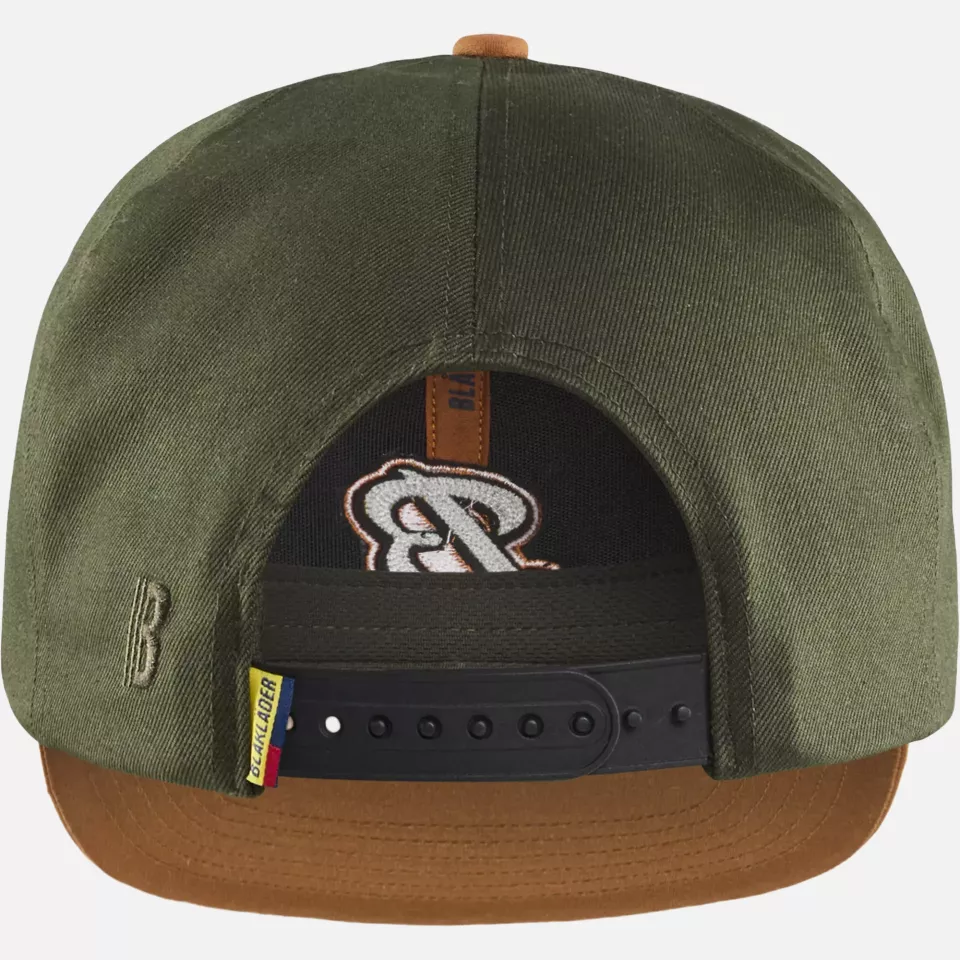 Blaklader 923211494042, Flatbrim Cap, Rust/Forest Green, image 4, gallery thumbnail