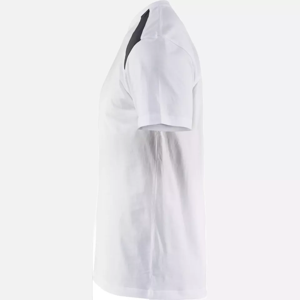 Blaklader 337910421098, T-Shirt, White/Dark Grey, image 3, gallery thumbnail