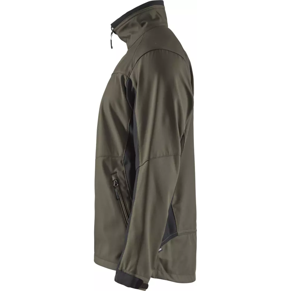 Blaklader 495025164599, Softshell Jacke, Dunkel Olivgrün/Schwarz, image 3, gallery thumbnail