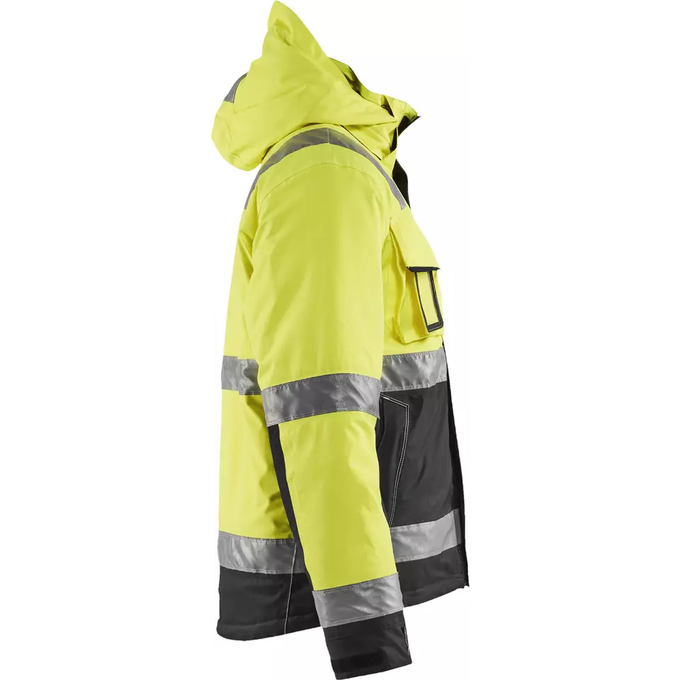 Blåkläder 487019873399, High Vis Winterjacke, Gelb/Schwarz, image 2, gallery thumbnail