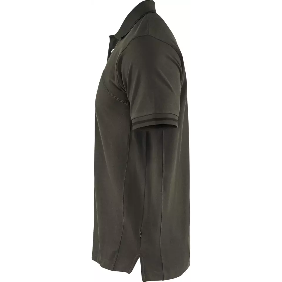 Blåkläder 338910504599, Polo Shirt, Dark Olive Green/Black, image 3, gallery thumbnail