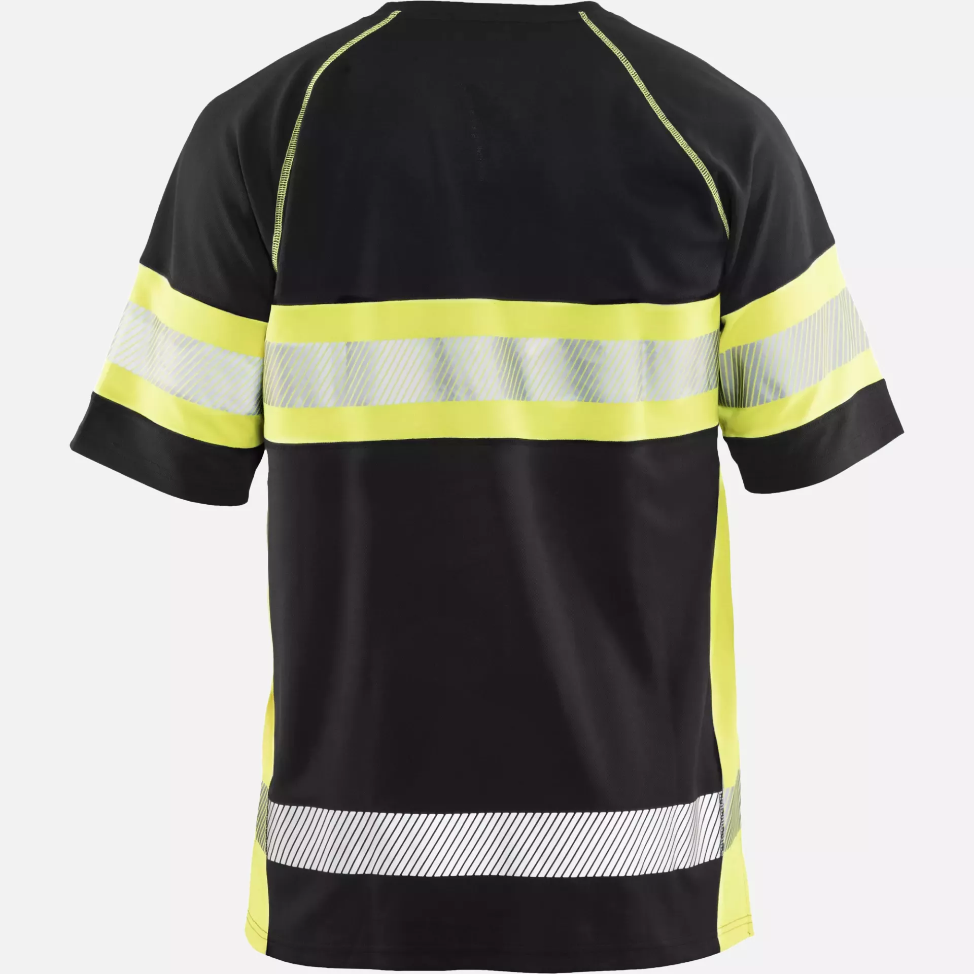 Blaklader 333710519933, High Vis UV Schutz T-Shirt, Schwarz/Gelb, image 4