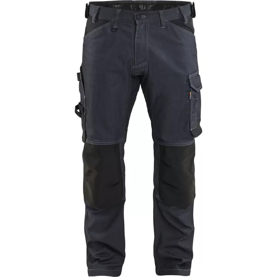 Blaklader 175111418999, Craftsman Work Trousers with Stretch, Navy/Black