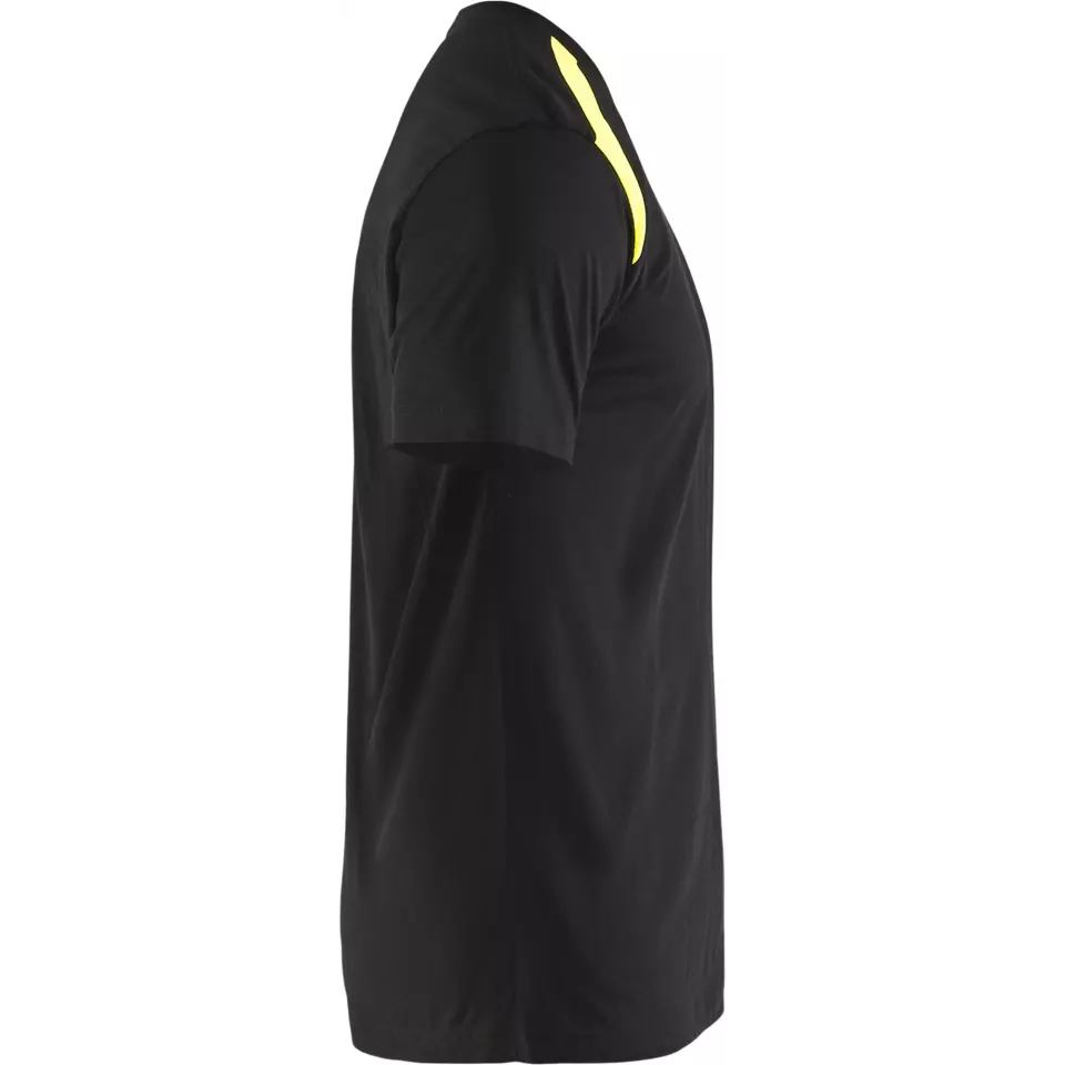 Blåkläder 337910429933, T-Shirt, Black/Yellow, image 2, gallery thumbnail