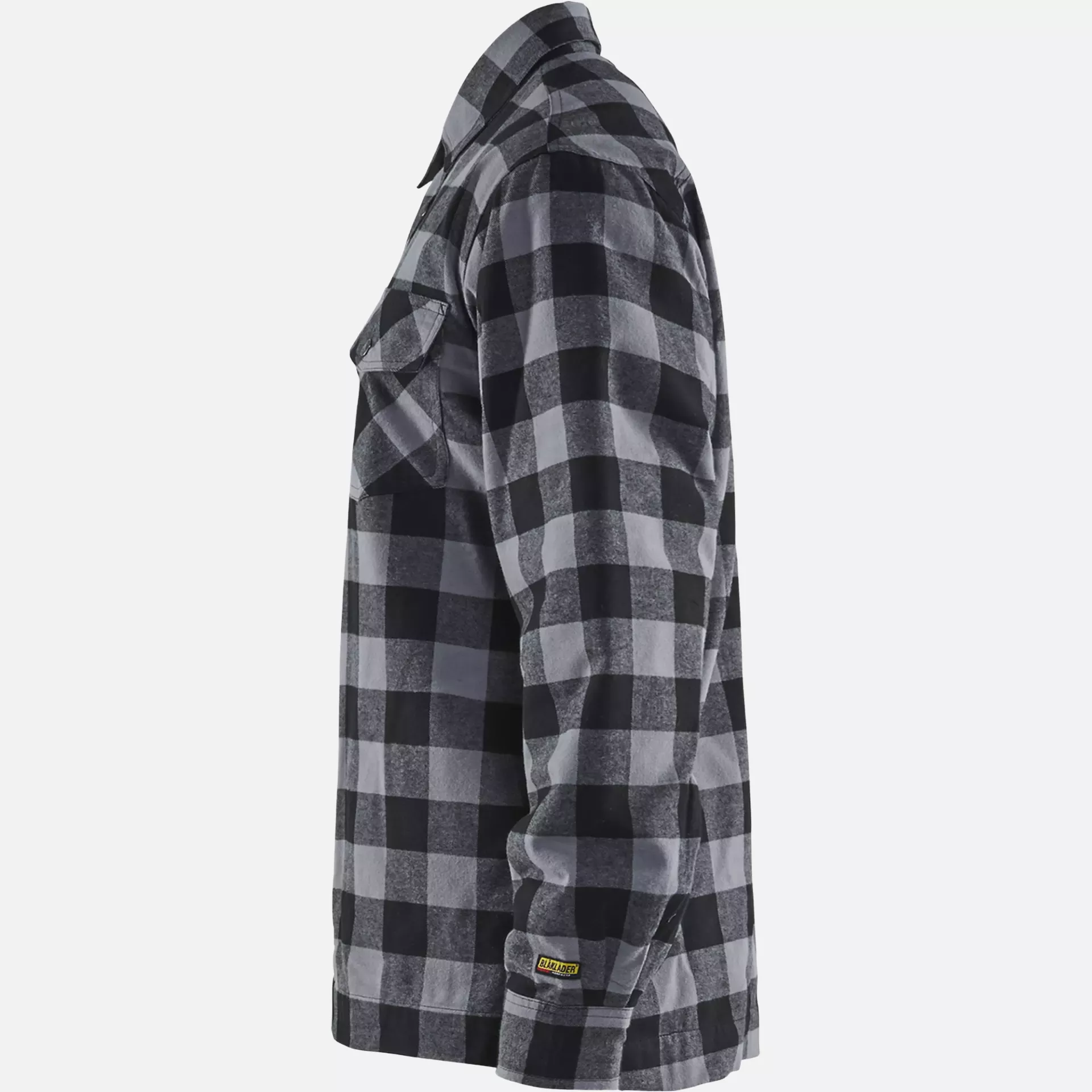 Blaklader 322511319799, Lined Flannel Shirt, Dark Grey/Black, image 3