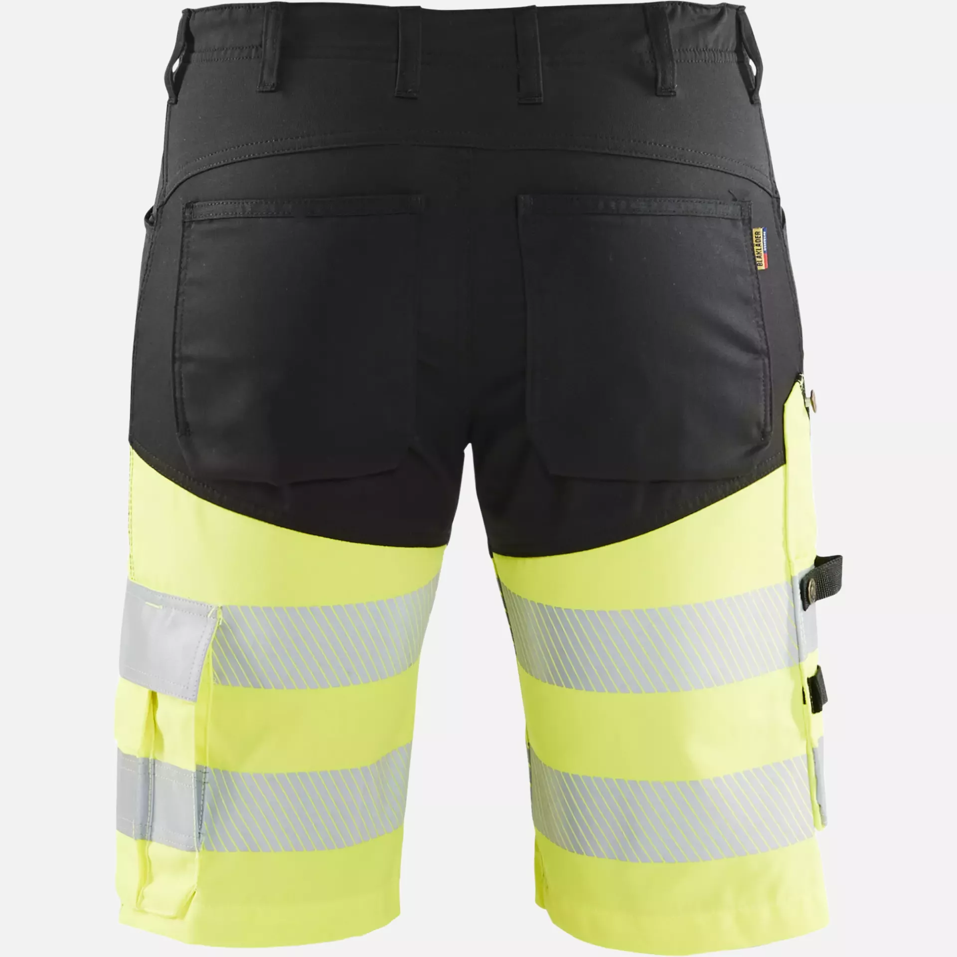 Blaklader 154118119933, High Vis Stretch Shorts, Black/Yellow, image 4