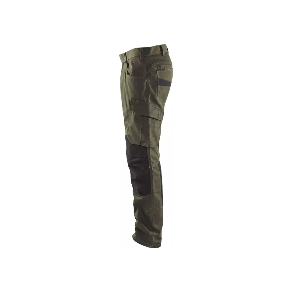Blåkläder 149513304599, Stretch Arbeitshose, Dunkel Olivgrün/Schwarz, image 5, gallery thumbnail