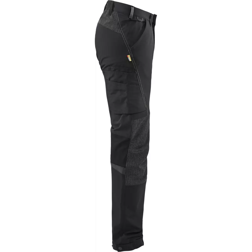 Blaklader 142216459998, 4-Way Service Stretch Work Trousers, Black/Dark Grey, image 2, gallery thumbnail