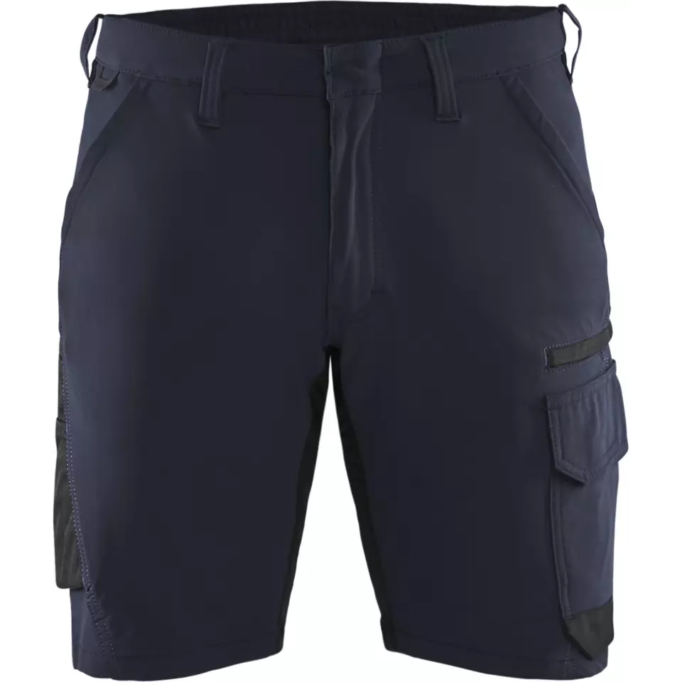 Blaklader 142316458699, 4-Way Service Stretch Shorts, Dark Navy/Black, image 1, gallery thumbnail