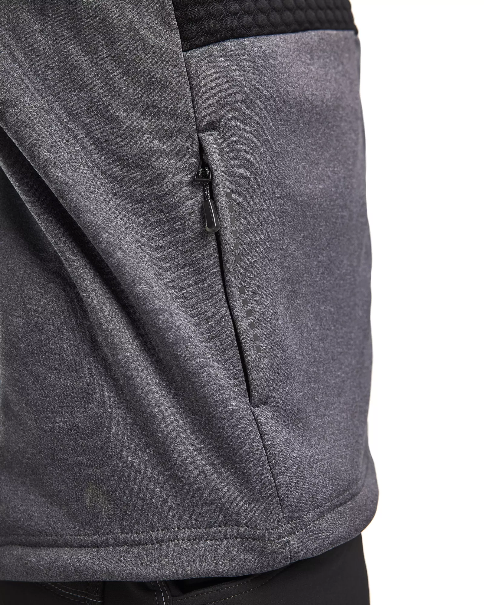 Blaklader 354025339991, Hooded Sweatshirt with Zip, Black Melange, image 7
