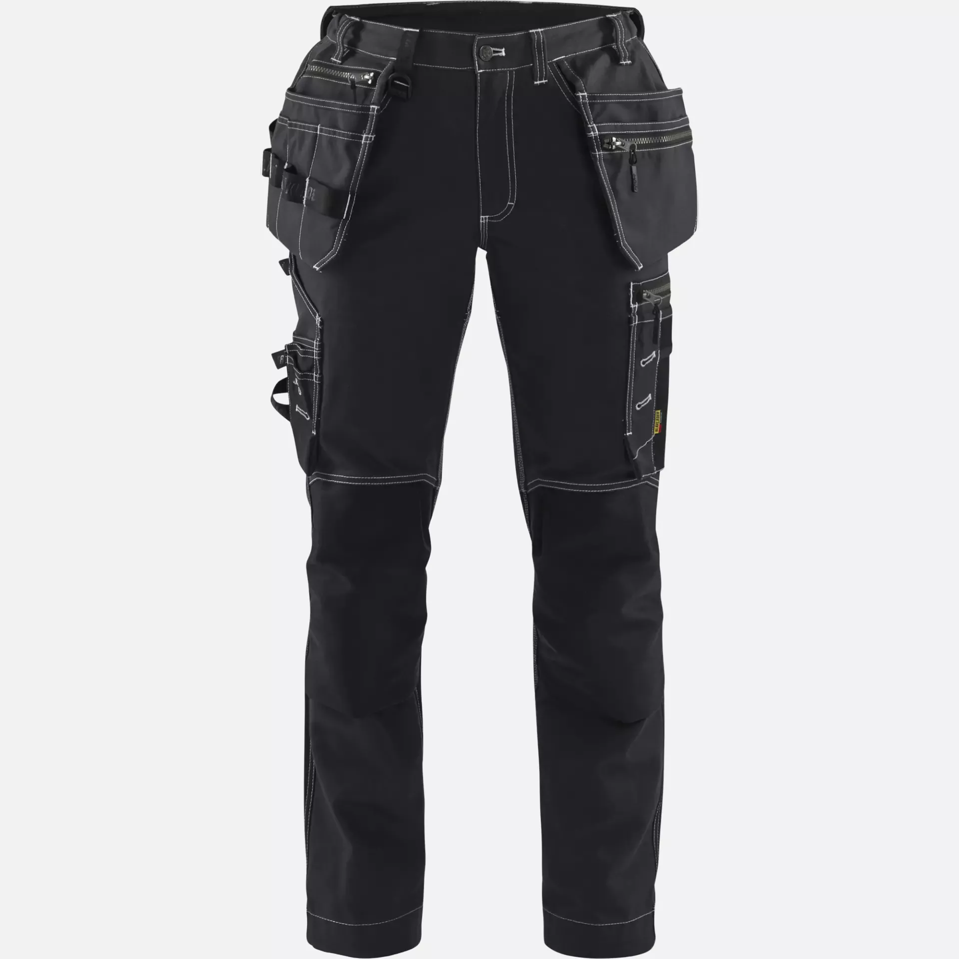 Blaklader 713013709900, Ladies Stretch Craftsman Work Trousers, Black, image 1