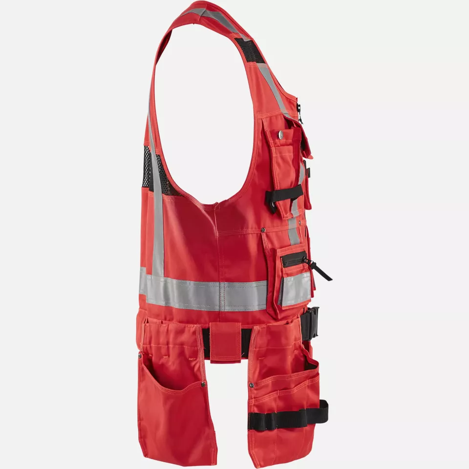 Blaklader 303218045500, High Vis Tool Vest, Red, image 2, gallery thumbnail