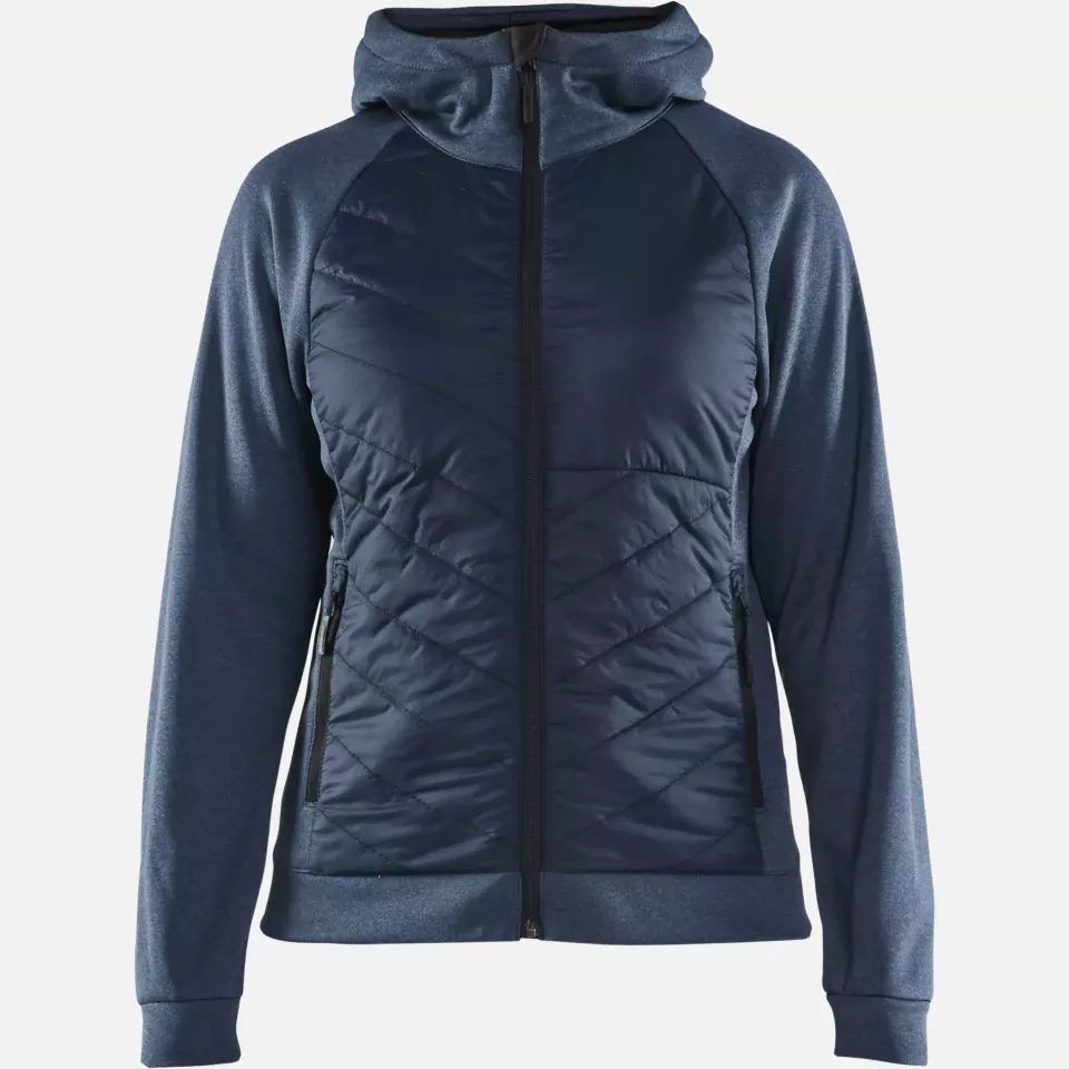 Blaklader 346425338286, Women's Hybrid Sweatshirt, Pigeon Blue/Dark Navy, image 1, gallery thumbnail