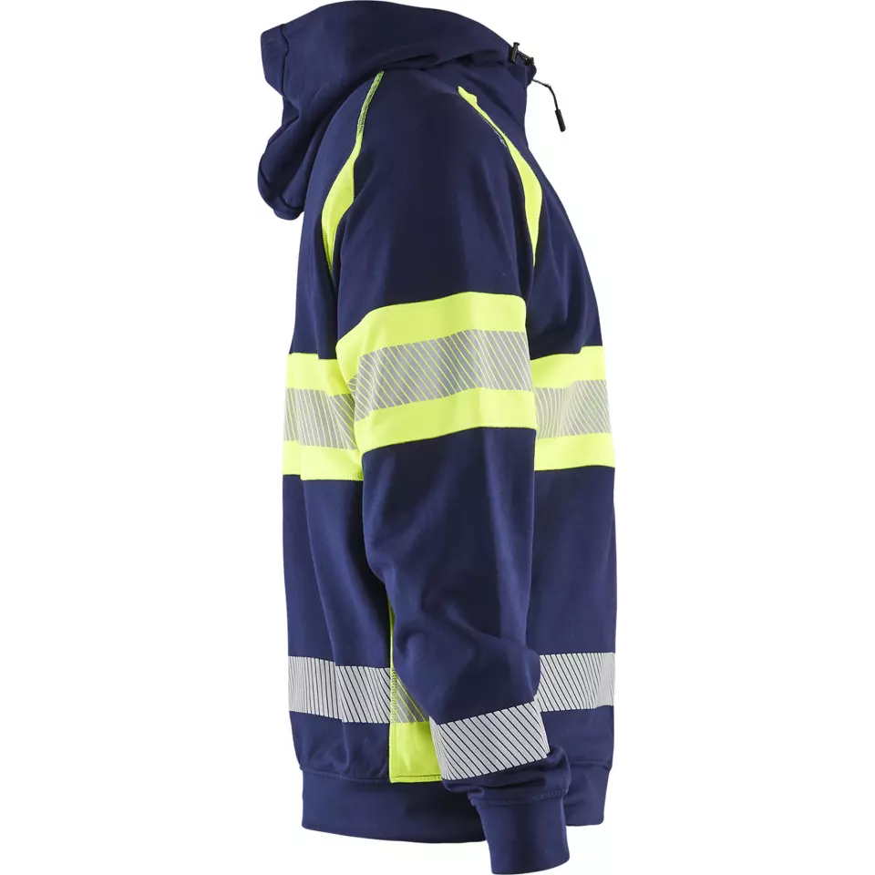 Blaklader 355211588933, High Vis Kapuzenjacke, Marineblau/ Gelb, image 2, gallery thumbnail