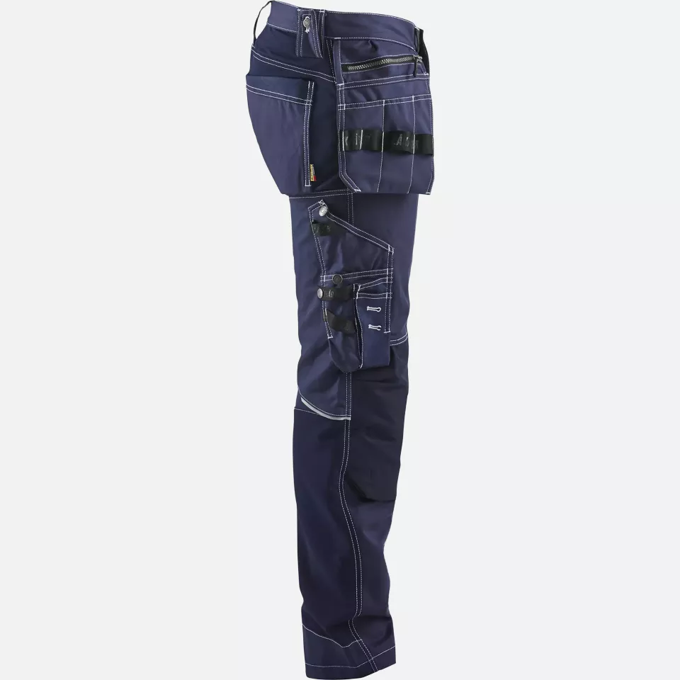 Blaklader 179013708800, Stretch Craftsman Work Trousers, Navy, image 2, gallery thumbnail