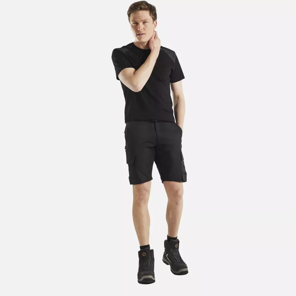 Blaklader 144618329900, Industry Stretch Shorts, Black, image 5, gallery thumbnail