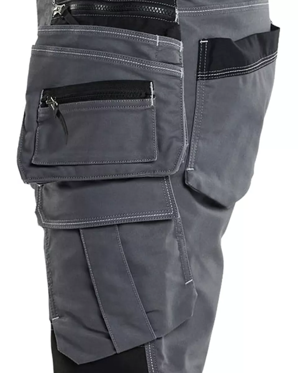 Blaklader 199011419699, X1900 Stretch Handwerker Arbeitshose, Mittelgrau/Schwarz, image 7, gallery thumbnail