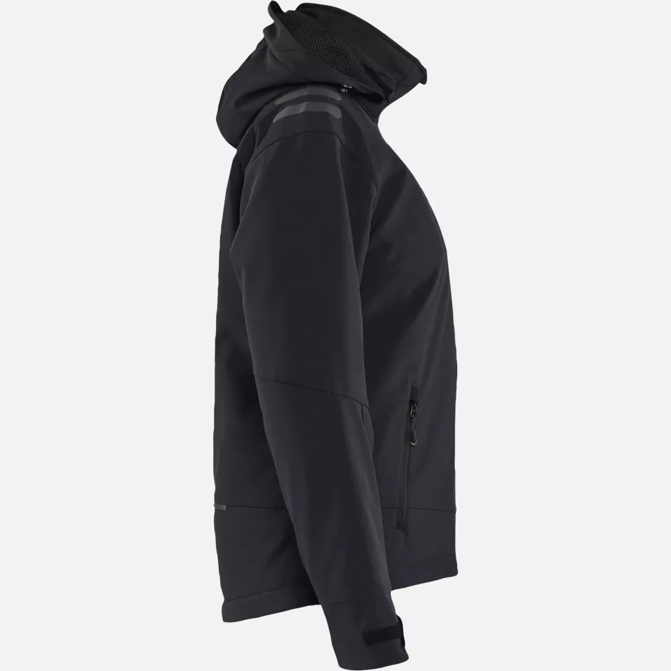 Blaklader 475125139999, Women's Lightly Lined Softshell Winter Jacket, Black, image 2, gallery thumbnail