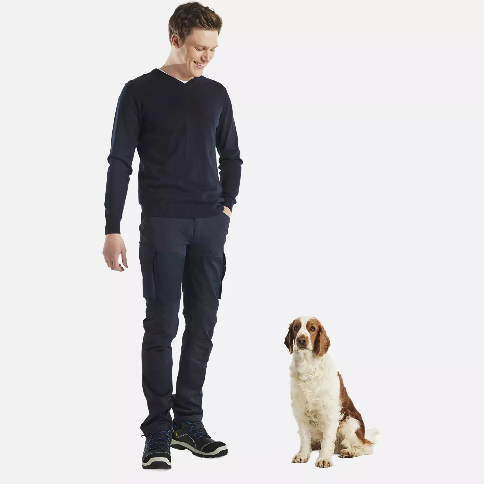 Blaklader 359021228600, Gestrickter Pullover, Dunkel Marineblau, image 5