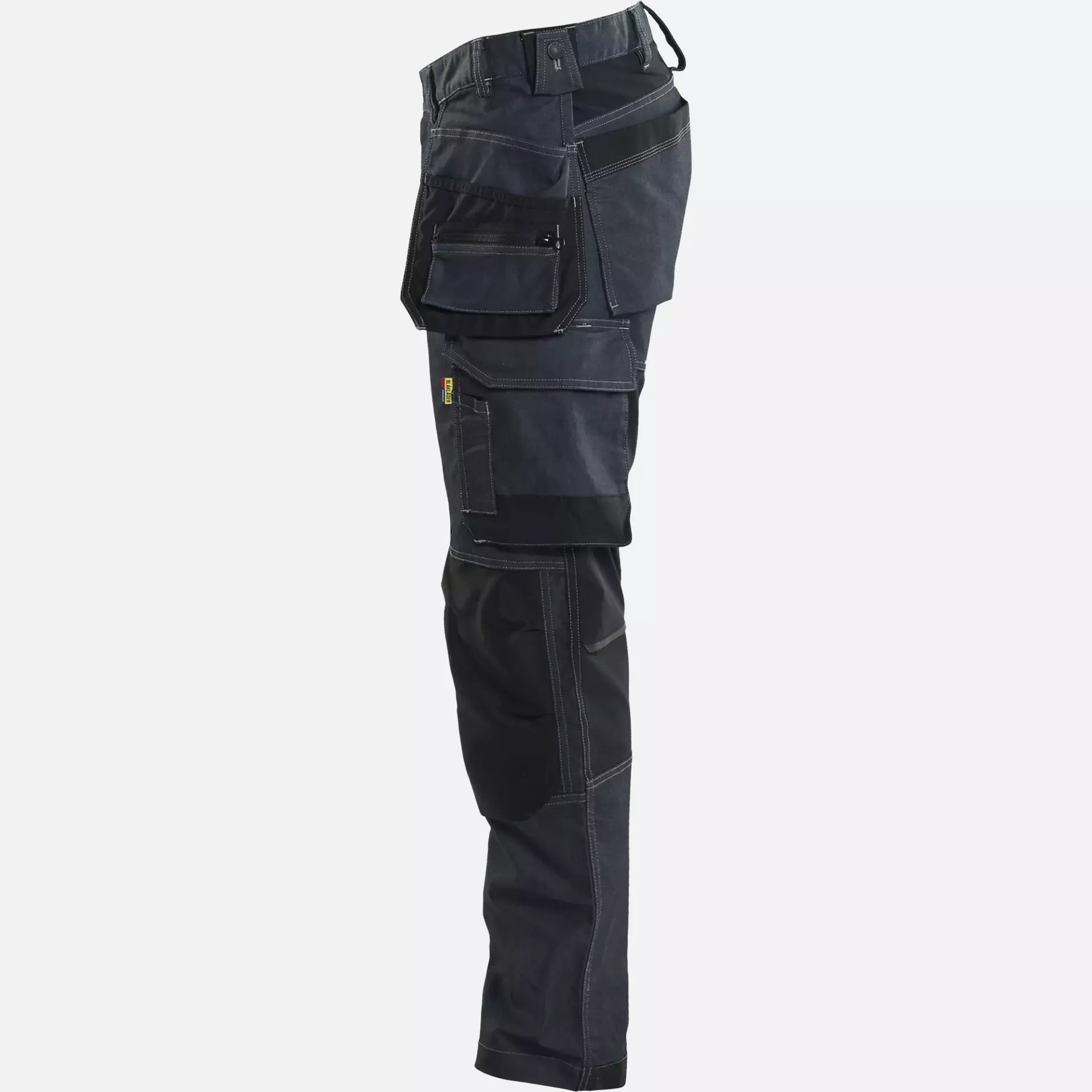 Blaklader 175011418999, Stretch Denim Craftsman Work Trousers, Navy Blue/Black, image 3