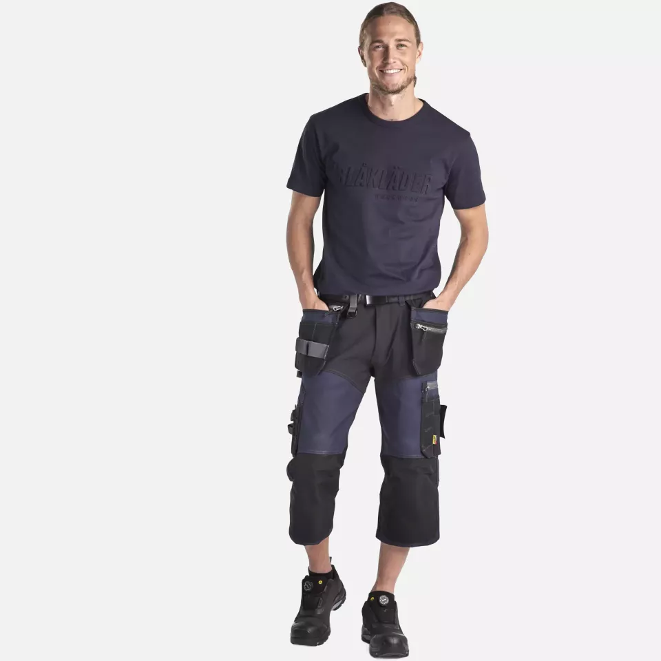 Blaklader 159713438699, Stretch Pirate Trousers, Dark Navy/Black, image 5, gallery thumbnail