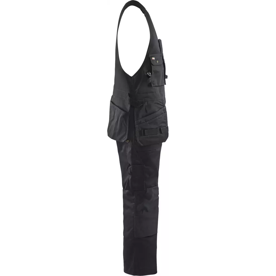 Blåkläder 265018609900, Sleeveless Bib Overall, Black, image 2, gallery thumbnail