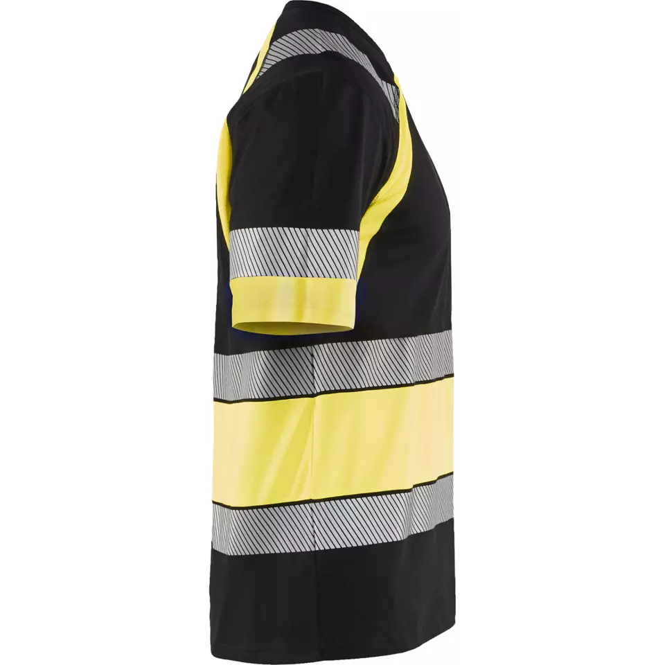 Blåkläder 342110309933, High Vis T-Shirt, Black/Yellow, image 2, gallery thumbnail