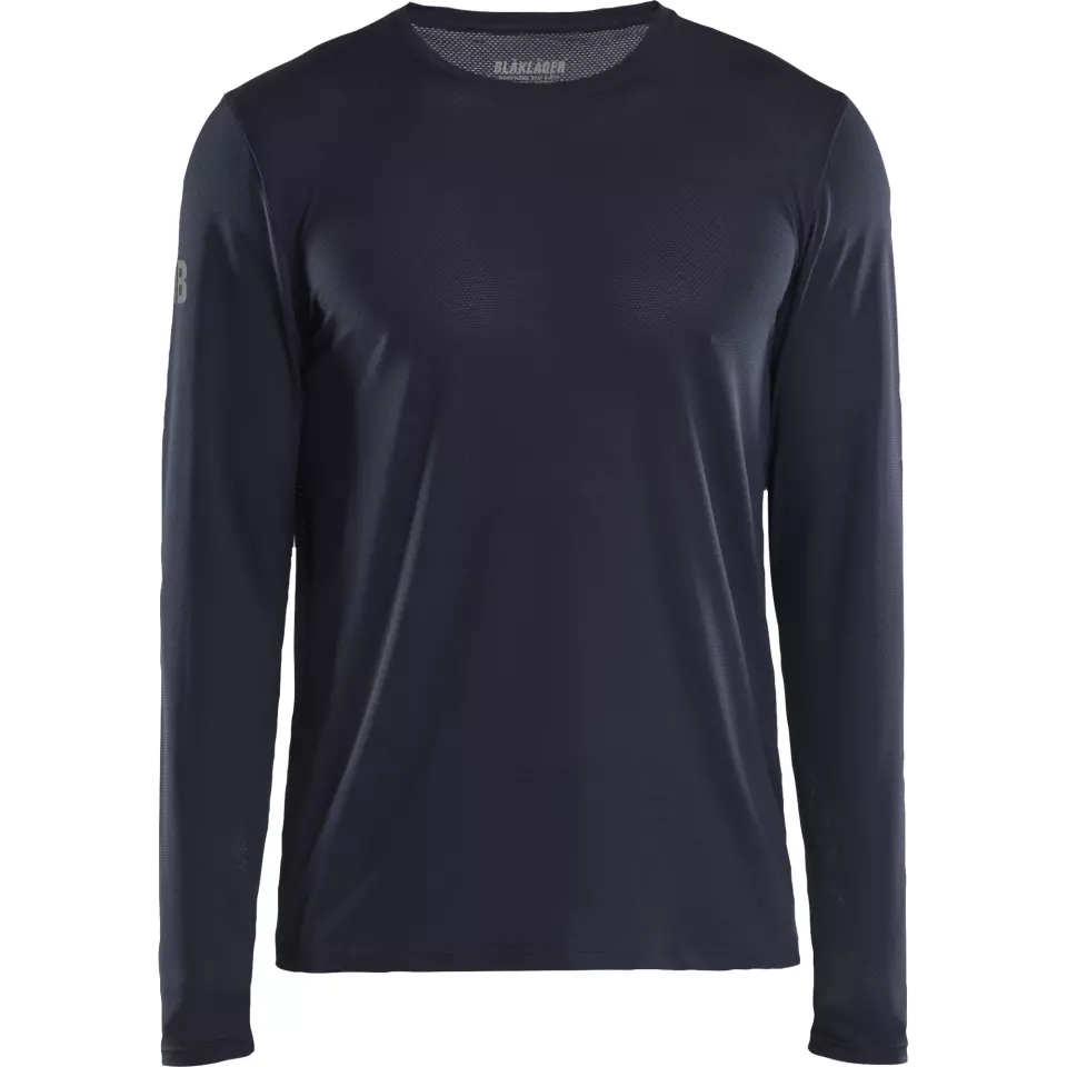 Blaklader 342311268600, Functional UV Protection Long Sleeve Shirt, Dark Navy, image 1, gallery thumbnail