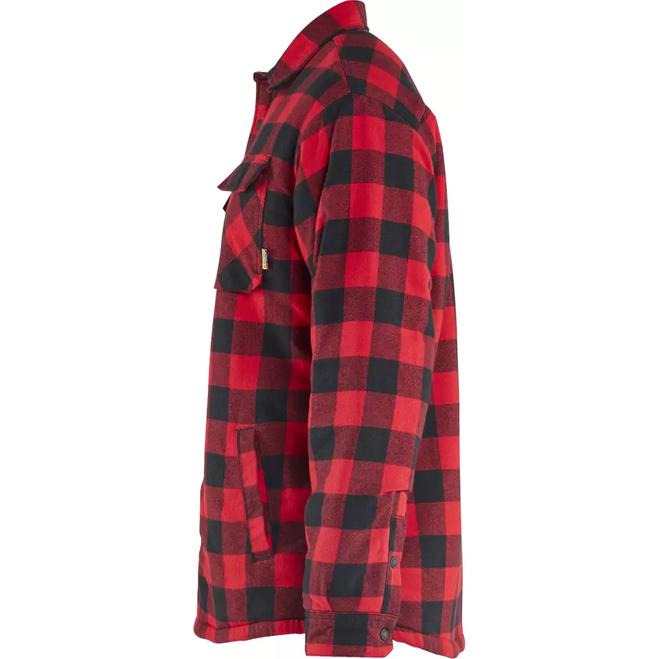 Blaklader 470411685699, Pilefutter Flanellhemd, Rot/Schwarz, image 3, gallery thumbnail