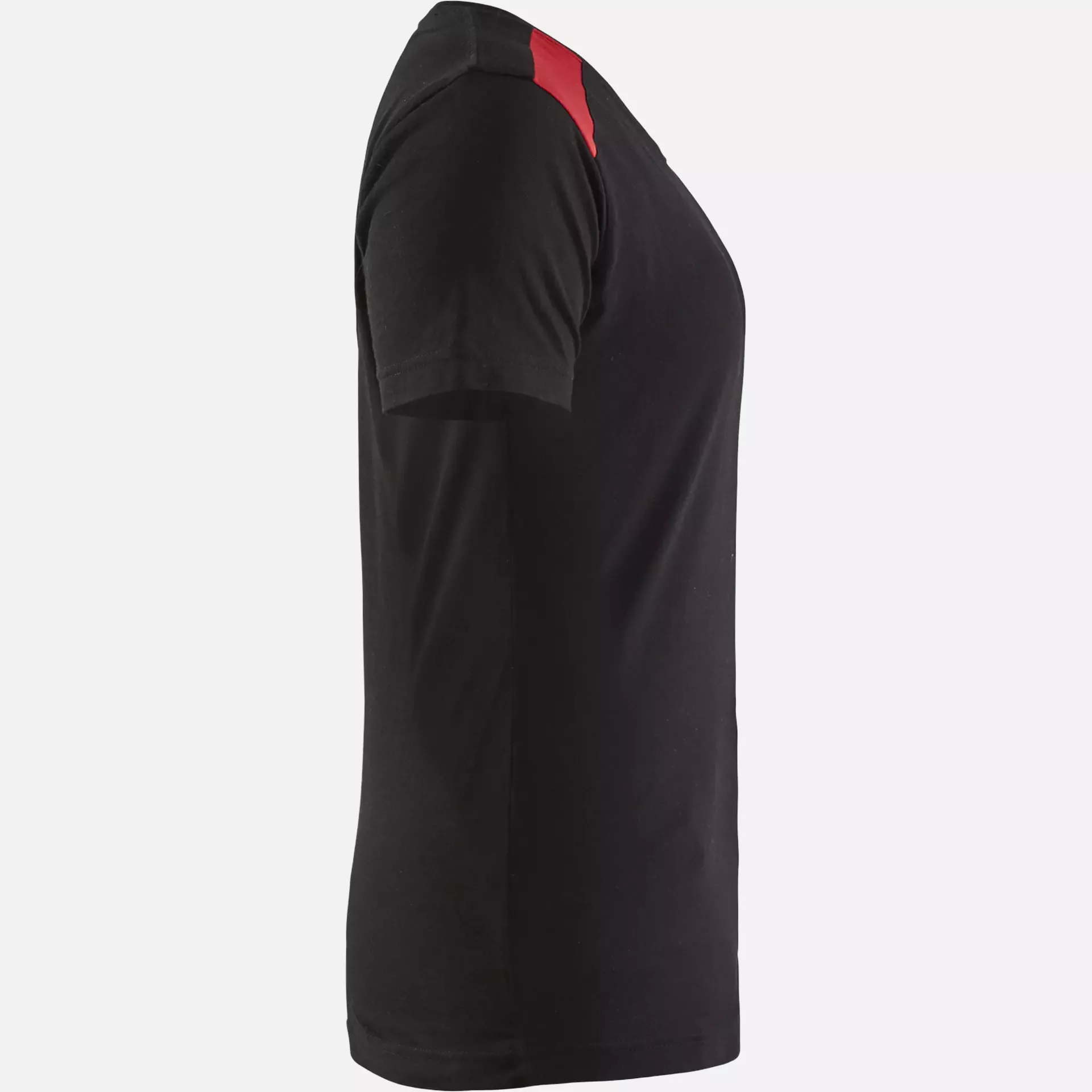 Blaklader 347910429956, Women's T-Shirt, Black/Red, image 2