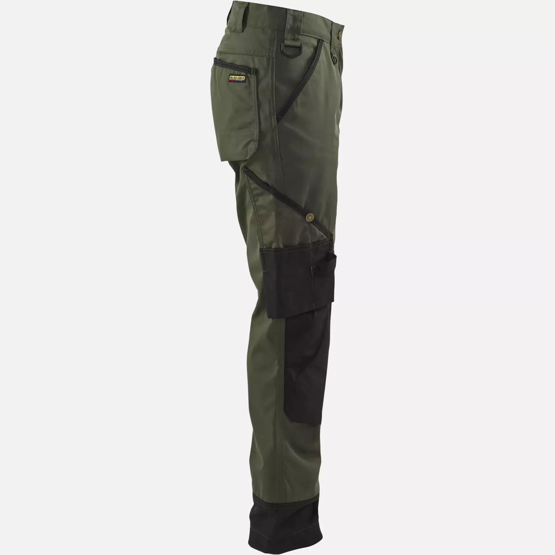 Blaklader 715418354699, Women's Garden Work Trousers, Army Green/Black, image 2